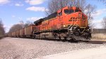 BNSF coal train DPU